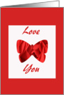 Love You, Red Butterfly card