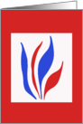 Red, White & Blue, Digital design card