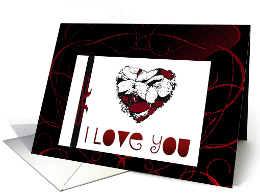 I Love You, heart card (463532)