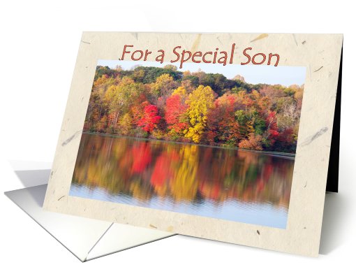 Birthday Son, Beauty of Autumn card (470738)