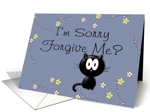 Sorry, forgive me, apology card (475199)