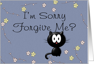 Sorry, forgive me, apology card
