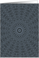 Soft black and gray design card