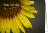 Birthday for a Very Special Cousin, Sunflower card