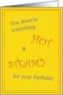 Sexy Birthday Humor - Spouse card