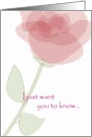 A Rose for Mother - Mother’s Day card