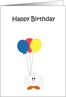 FIZZET - Birthday Balloons card