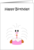 FIZZET - Birthday Cake card