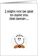 FIZZET - Get Well Soon Doctor card