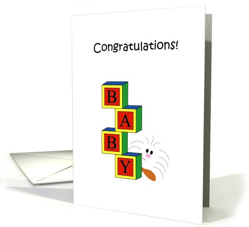 FIZZET - New Baby General card (469700)