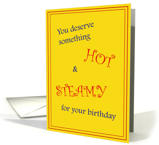 Sexy Birthday Humor - Spouse card (472106)