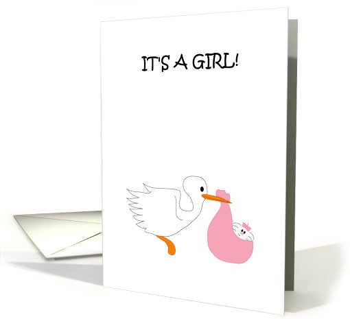 New Baby - Girl card (476228)