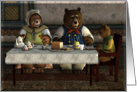 Happy Birthday, 3 Bears card