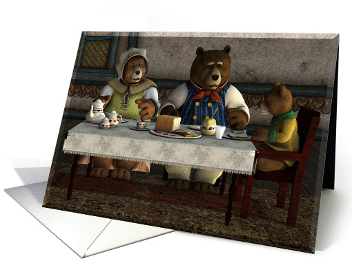 Happy Birthday, 3 Bears card (266127)