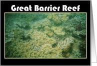 Great Barrier Reef Australia card