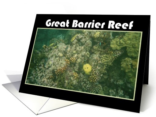 Great Barrier Reef Australia card (642046)