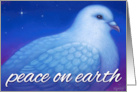 Peace on Earth Holiday Dove card