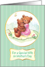 Wife’s Mother’s Day Cute Bear Hug card