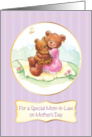 Mother-in-Law’s Mother’s Day Cute Bear Hug card