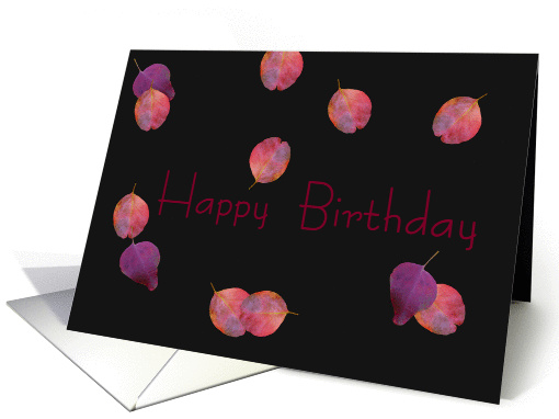 Fall Leaves card (250020)
