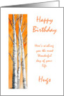 Sunset Birthday card