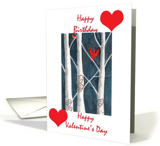 valentine day birthday card (334792)