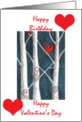 valentine day birthday card