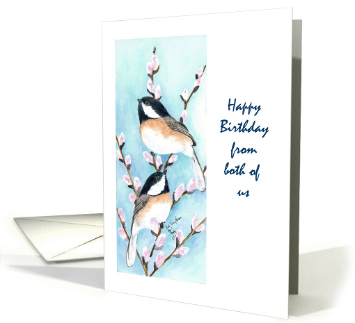 Happy Birthday from both of us card (335795)
