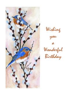 birthday bluebirds