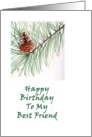 pine cone card