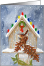 Christmas Wren Home Sweet Home card