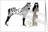 Cat and Colt card
