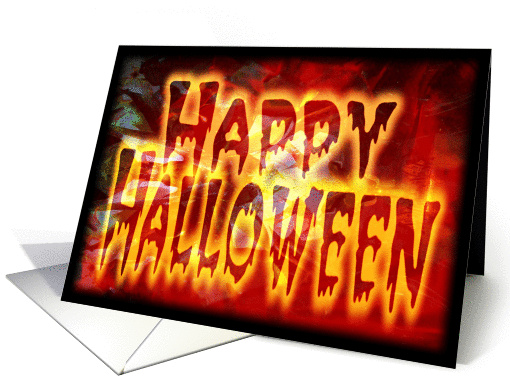 Halloween Flame card (481635)