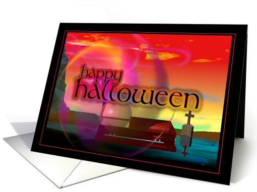 Halloween Sunset card (484101)