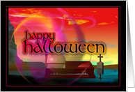 Halloween Sunset card