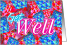 Get Well, Abstract Cubes card