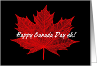 Happy Canada Day eh! card