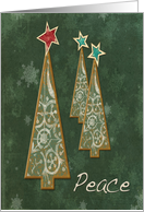 Peace Trees-Christmas/Holiday card