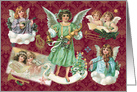 Music from the Angels Vintage Christmas card