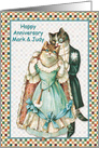 Custom Kitty Couple Anniversary card