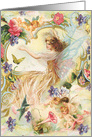 Fairy Friends, Victorian Fantasy All Occasion Vintage Blank Card