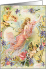 Fairy Friends, angles, cherubs All Occasion Blank Vintage card