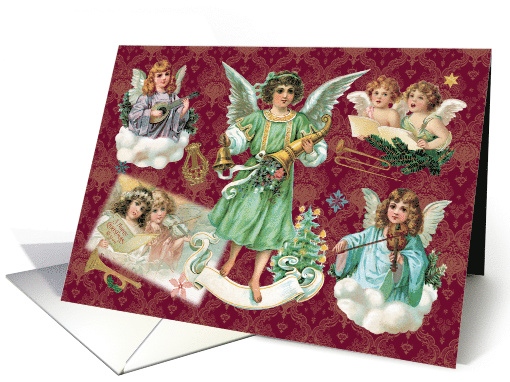 Music from the Angels Vintage Christmas card (1479564)
