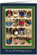 Thinking of You from Group of Masked Dogs card