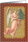 Angel delivering the Tree card