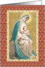 Madonna and Child card