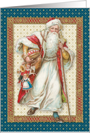 Old World Santa card