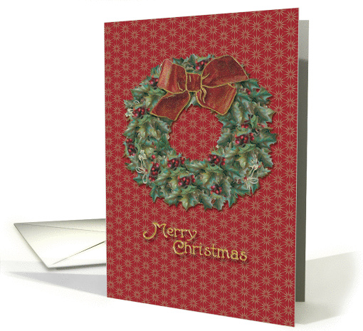 Holiday Wreath card (253000)