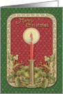 Holiday Candle card