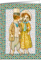 Mr & Mrs Dog Couple card